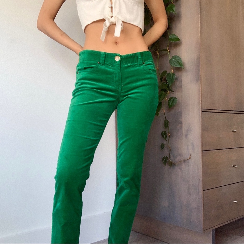 Vintage Vineyard Vines Green Velvet Pants size 00
